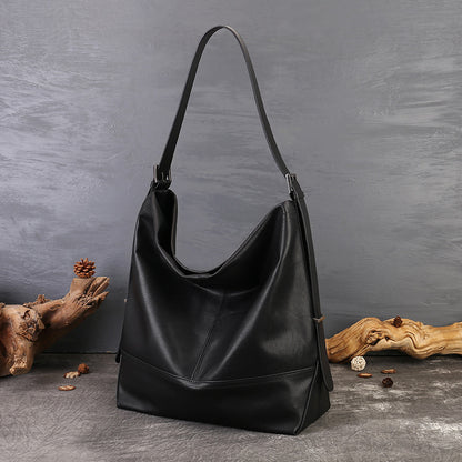 李記 | 原創手工真皮 | 復古簡約擦色の腋下肩唄包6814號