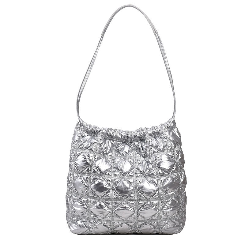 李記 | 原創手工真皮 | 韓国風い菱格子ハ気質托特包6816號