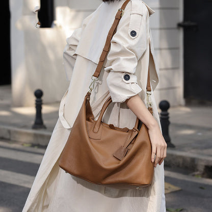 Li Ji | Original handmade genuine leather | Omega high-end texture large-capacity handbag No. 6819 