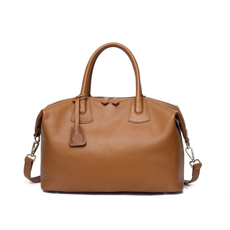 Li Ji | Original handmade genuine leather | Omega high-end texture large-capacity handbag No. 6819 