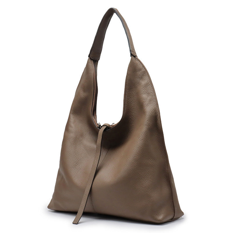 李記 | 原創手工真皮 | 韓版い頭層牛皮の托特包69312號