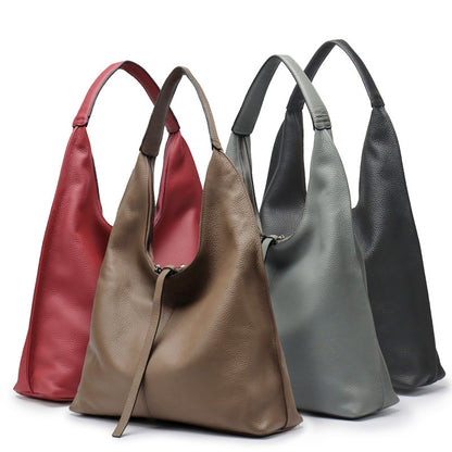 李記 | 原創手工真皮 | 韓版い頭層牛皮の托特包69312號