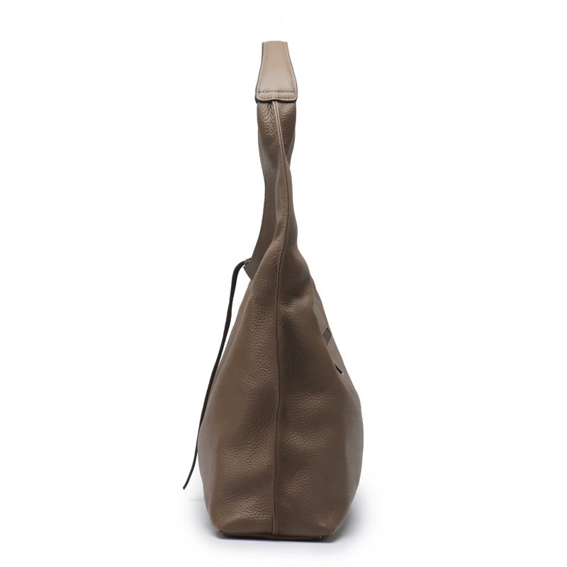 李記 | 原創手工真皮 | 韓版い頭層牛皮の托特包69312號