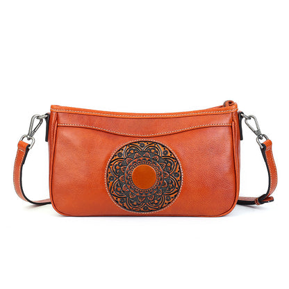 李記 | 原創手工真皮 | 圖騰壓花工藝の法棍包7012號