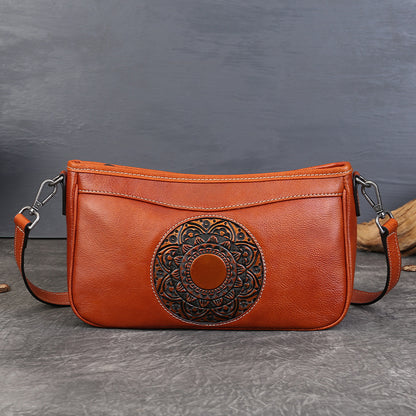 李記 | 原創手工真皮 | 圖騰壓花工藝の法棍包7012號