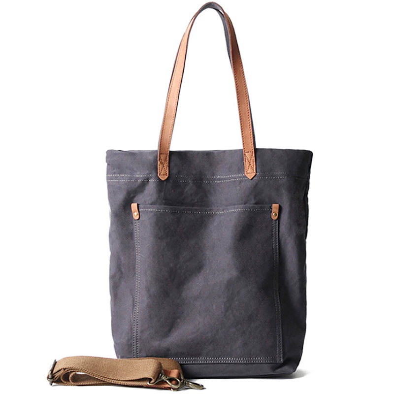 李記 | 原創手工真皮 | 厚實耐操且復古感十足の帆布包7096號