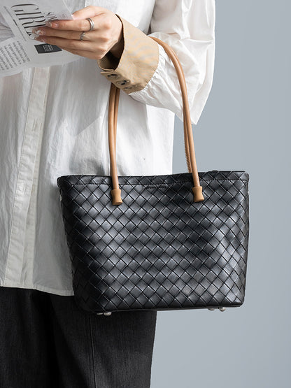 李記 | 原創手工真皮 | 良質ハ実用の編織托特包71040號