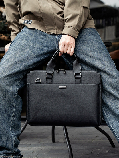 李記 | 原創手工真皮 | 本革横モデル商務包7355號