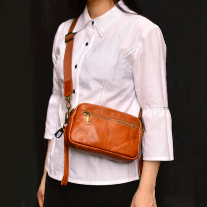 李記 | 原創手工真皮 | 手作り本革レグ文芸休閒包75159號