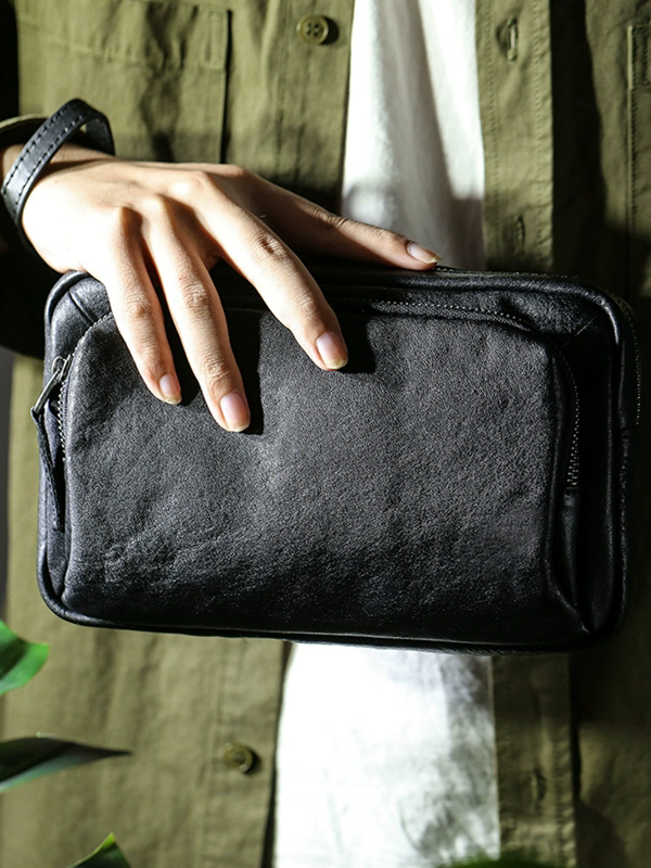 李記 | 原創手工真皮 | 更輕便多卡位の休閒包769號