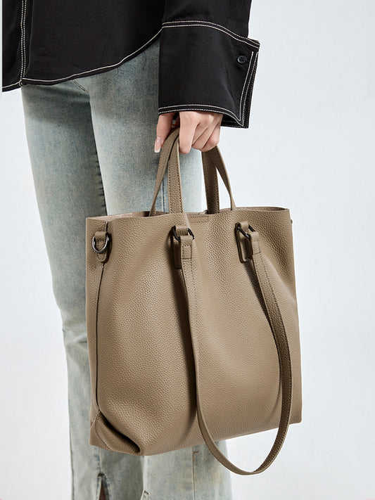 李記 | 原創手工真皮 | 大気の半定型い実用手提包80133號