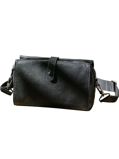 李記 | 原創手工真皮 | 實用多機能の斜唄包81670號