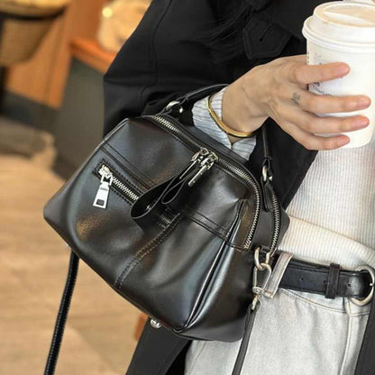 李記 | 原創手工真皮 | 復古植鞣皮休閒い手提包8206-D號