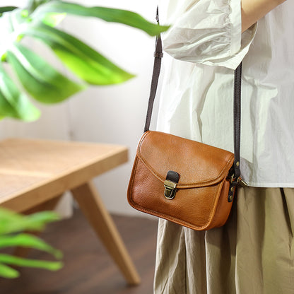 李記 | 原創手工真皮 | 自然で素朴ら植鞣皮小方包83907號