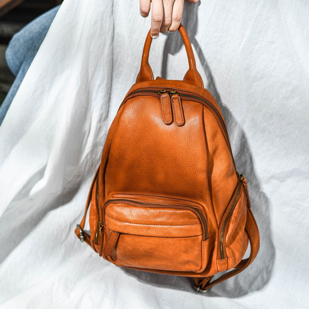 李記 | 原創手工真皮 | 小眾設計の質感後背包8392號