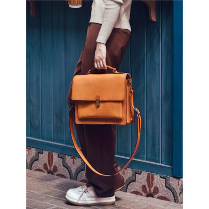 李記 | 原創手工真皮 | 日系超經典の酷颯郵差包851號