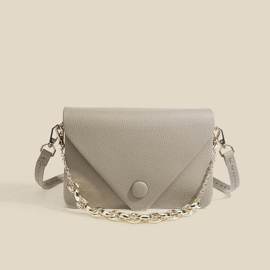 李記 | 原創手工真皮 | 設計感で頭層牛皮い信封包866號