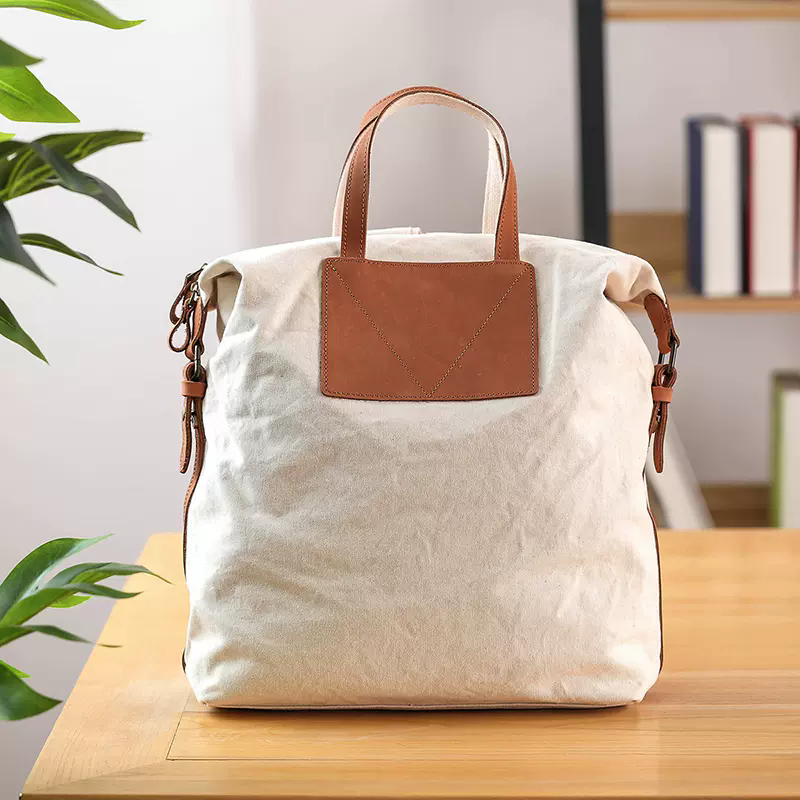 李記 | 原創手工真皮 | 個性復古い簡約の後背包88135號