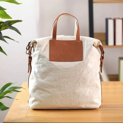 李記 | 原創手工真皮 | 個性復古い簡約の後背包88135號