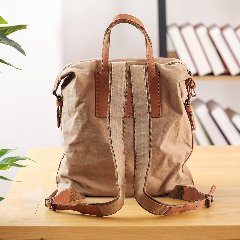 李記 | 原創手工真皮 | 個性復古い簡約の後背包88135號