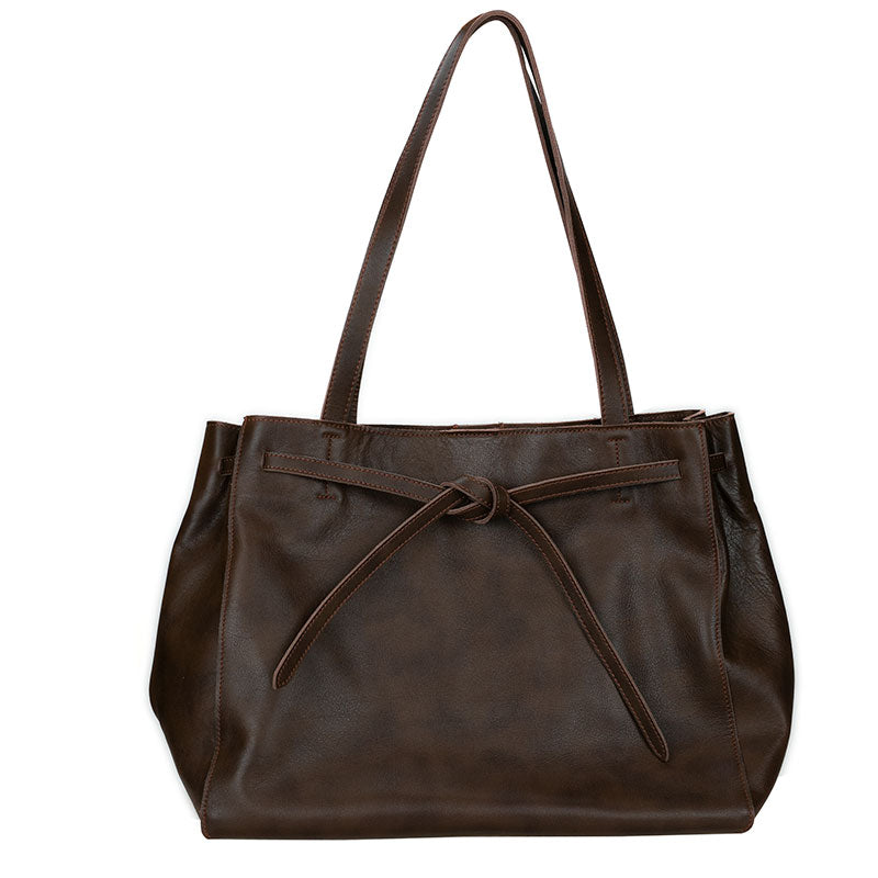 Li Ji | Original handmade genuine leather | Large-capacity tote bag No. 8943 