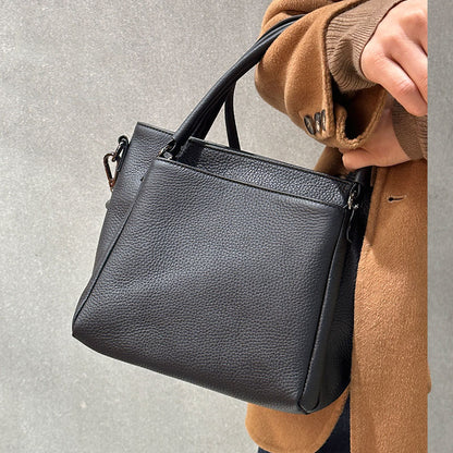 李記 | 原創手工真皮 | 多隔層グ小方形バ斜唄包89791號