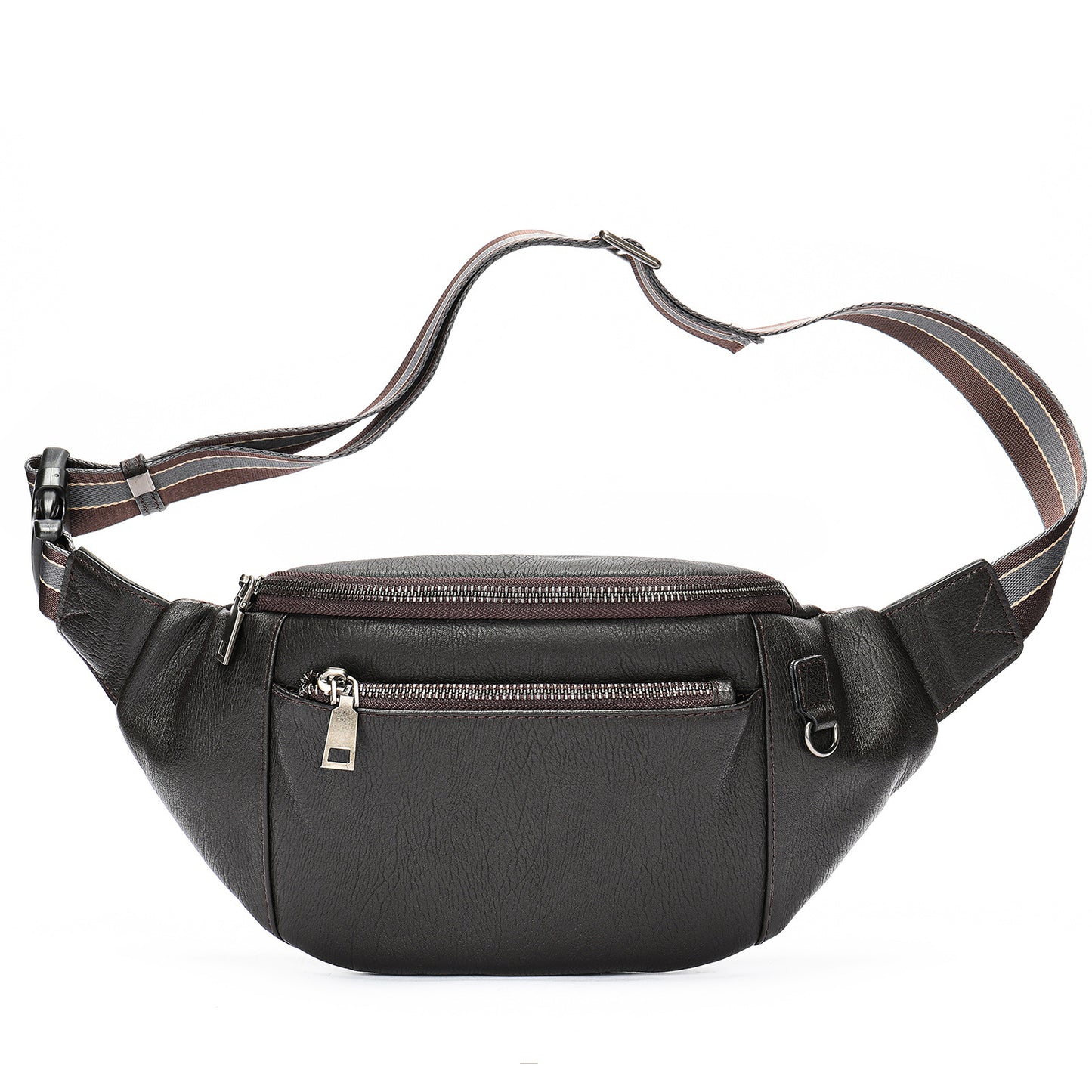 Li Ji | Original handmade leather | Casual and simple genuine leather - multi-functional waist bag No. 9153 