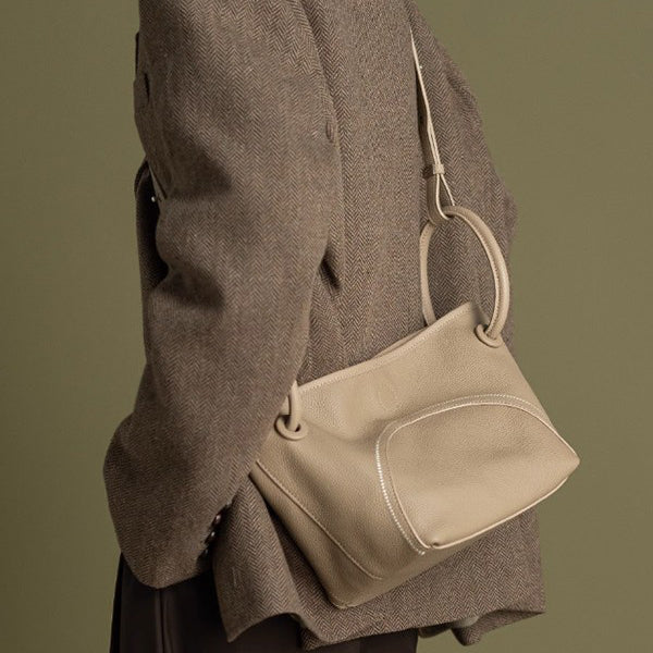 李記 | 原創手工真皮 | 軟皮慵懶風の斜唄包9277-D號