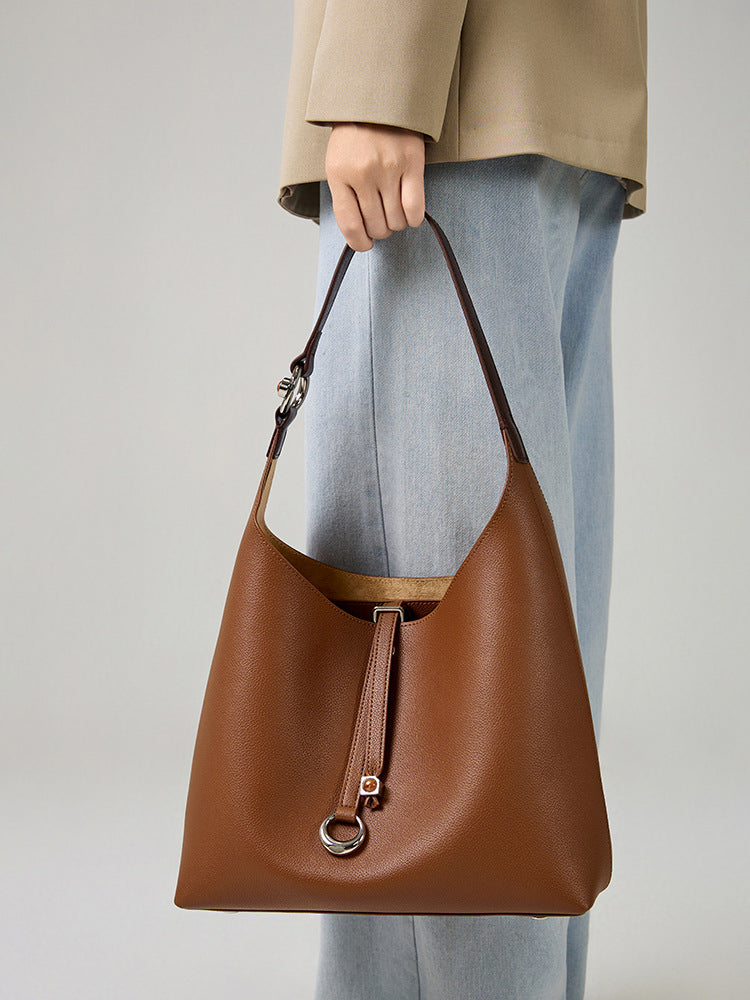 李記 | 原創手工真皮 | 柔軟休閒て質感り托特包9821號