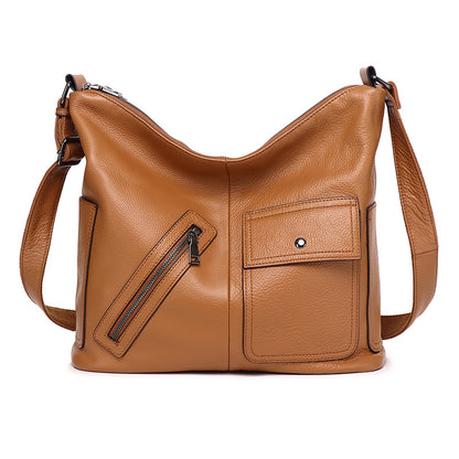 李記 | 原創手工真皮 | 頭層牛皮簡約の通勤包99216號