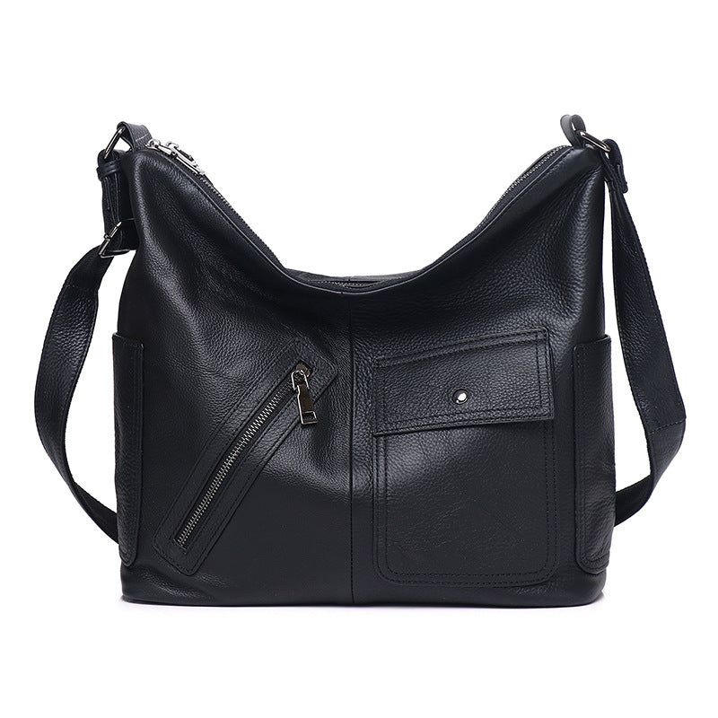 李記 | 原創手工真皮 | 頭層牛皮簡約の通勤包99216號