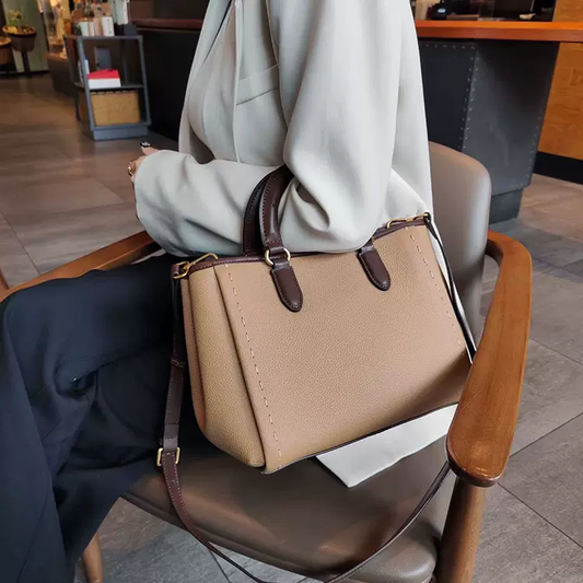 李記 | 原創手工真皮 | 柔ら本革製品い通勤大容量手提包999號