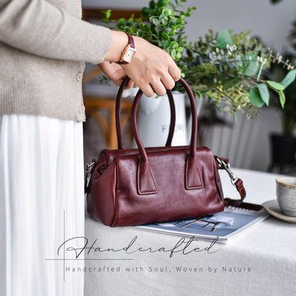 李記 | 原創手工真皮 | 百搭不挑人の通勤包A069號