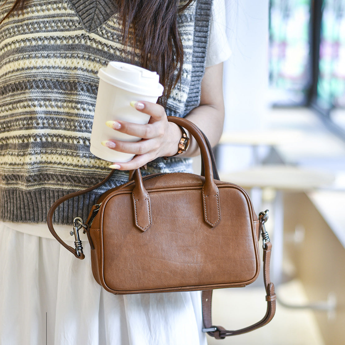 李記 | 原創手工真皮 | 經典款い高級感の保齡球包A1095號