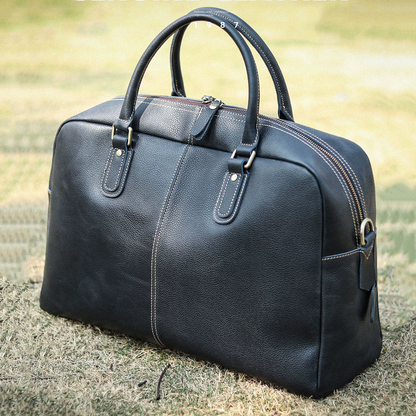 李記 | 原創手工真皮 | 大自然質感與生命張力の高端波士頓包A1998號