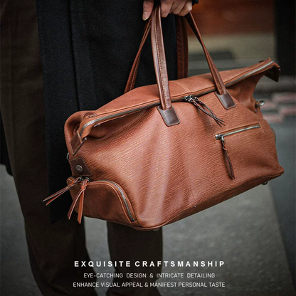 李記 | 原創手工真皮 | 高階【鬆弛垂感】差旅包A519號