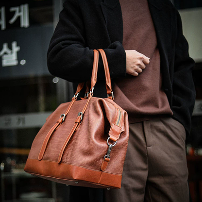 李記 | 原創手工真皮 | 氣質低調沉穩の差旅包A6852號