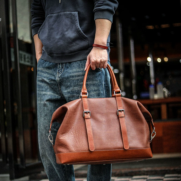 李記 | 原創手工真皮 | 氣質低調沉穩の差旅包A6852號