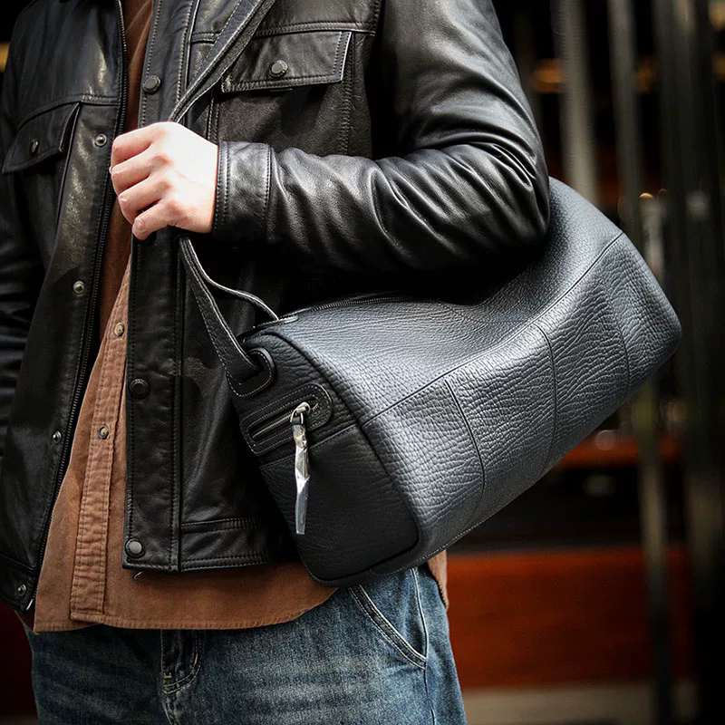 李記 | 原創手工真皮 | 自由隨行の斜唄包A8104號