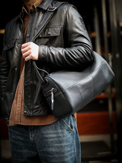 李記 | 原創手工真皮 | 自由隨行の斜唄包A8104號