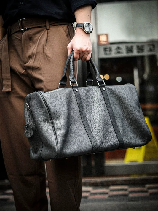 李記 | 原創手工真皮 | 重本打造の健身差旅包A8149-1號