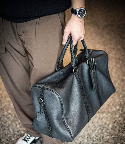 李記 | 原創手工真皮 | 重本打造の健身差旅包A8149-1號