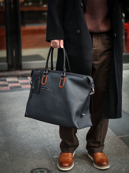 李記 | 原創手工真皮 | 【無界高配版】多功能背提包A8280號