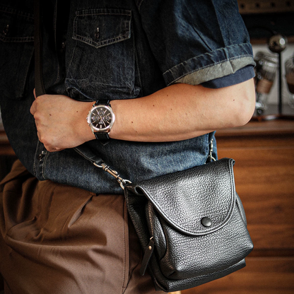 李記 | 原創手工真皮 | 經典耐打款式~隨行小背包A8294號