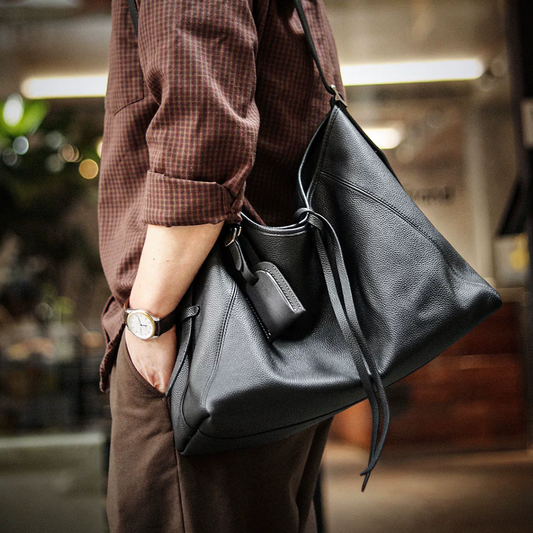 李記 | 原創手工真皮 | 高品質大容量超酷の斜唄包A8316號