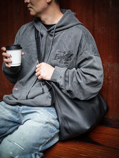 李記 | 原創手工真皮 | 軟皮鬆弛feelの大容量健身通勤包A8317號