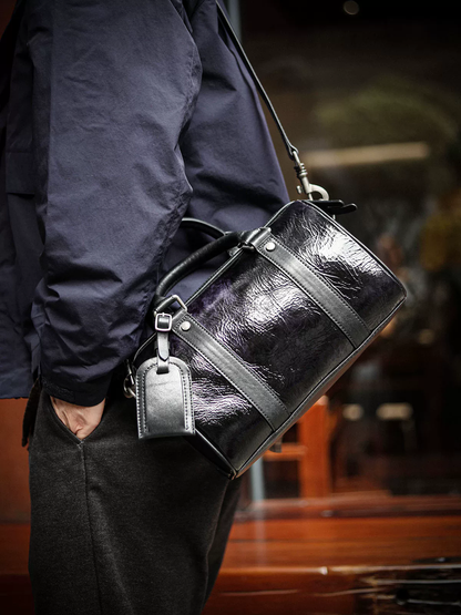 李記 | 原創手工真皮 | 義大利馬油皮の手提包A8321號