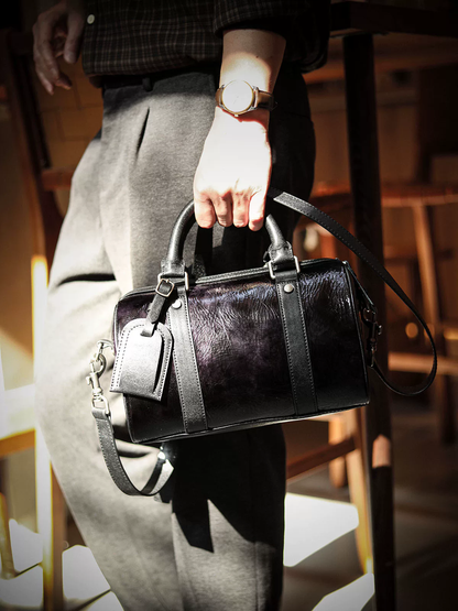 李記 | 原創手工真皮 | 義大利馬油皮の手提包A8321號