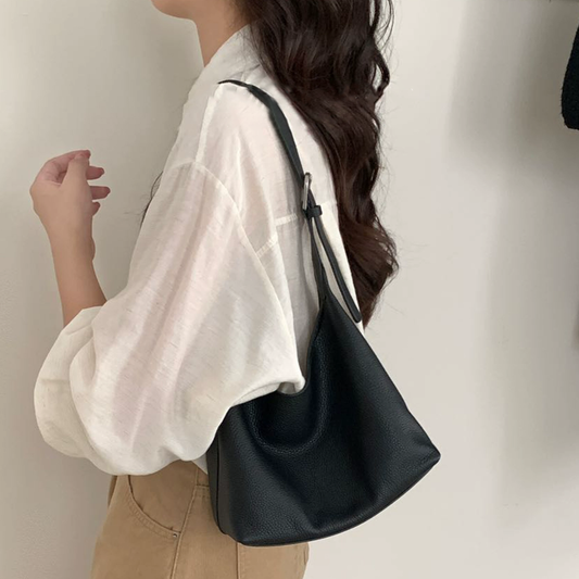 李記 | 原創手工真皮 | 皮質軟乎乎の慵懶腋下包an219號