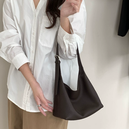 李記 | 原創手工真皮 | 皮質軟乎乎の慵懶腋下包an219號